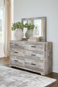 Hodanna Whitewash Dresser and Mirror