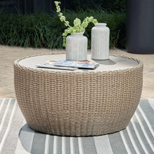 Load image into Gallery viewer, Danson Beige Outdoor Coffee Table
