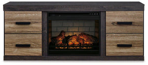 Harlinton 60" TV Stand with Electric Fireplace