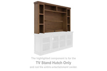Load image into Gallery viewer, Boardernest Brown TV Stand Hutch
