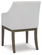 Load image into Gallery viewer, Anibecca Gray/Off White Dining Arm Chair

