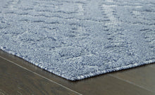 Load image into Gallery viewer, Finnwell Blue 7&#39;10&quot; x 9&#39;10&quot; Rug
