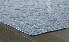 Load image into Gallery viewer, Finnwell Blue 5&#39;3&quot; x 7&#39; Rug
