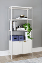 Load image into Gallery viewer, Deznee White Large Bookcase
