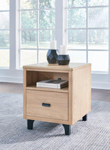 Load image into Gallery viewer, Freslowe Light Brown/Black End Table
