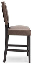 Load image into Gallery viewer, Benmara Brown/Dark Brown Counter Height Bar Stool
