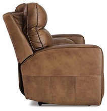Load image into Gallery viewer, Game Plan Caramel Power Reclining Loveseat
