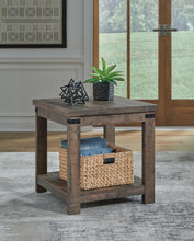 Load image into Gallery viewer, Hollum Rustic Brown End Table
