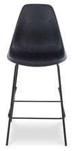Load image into Gallery viewer, Forestead Black Counter Height Bar Stool (Set of 2)
