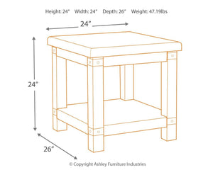 Carynhurst - Rectangular End Table