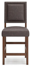 Load image into Gallery viewer, Benmara Grayish Brown/Brown Counter Height Bar Stool (Set of 2)
