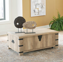 Load image into Gallery viewer, Calaboro Light Brown Lift-Top Coffee Table

