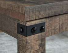 Load image into Gallery viewer, Hollum Rustic Brown End Table
