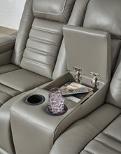 Load image into Gallery viewer, Backtrack Gray Power Reclining Loveseat
