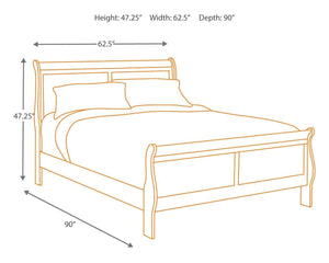 Alisdair - Sleigh Bed