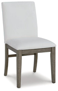 Anibecca Gray/Off White Dining Chair