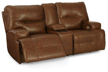 Load image into Gallery viewer, Francesca Auburn Power Reclining Loveseat with Console
