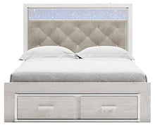 Load image into Gallery viewer, Altyra White Queen Upholstered Storage Bed
