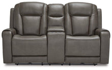 Load image into Gallery viewer, Card Player Smoke Power Reclining Loveseat
