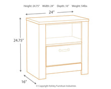Load image into Gallery viewer, Bellaby - One Drawer Night Stand
