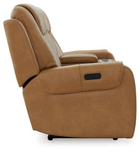 Load image into Gallery viewer, Card Player Cappuccino Power Reclining Loveseat

