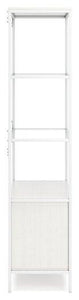 Deznee White Large Bookcase