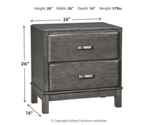 Load image into Gallery viewer, Caitbrook - Two Drawer Night Stand
