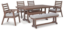 Load image into Gallery viewer, Emmeline 6-Piece Outdoor Dining Set
