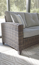 Load image into Gallery viewer, Cloverbrooke Gray 4-Piece Outdoor Conversation Set
