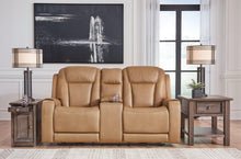 Load image into Gallery viewer, Card Player Cappuccino Power Reclining Loveseat
