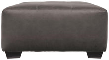 Load image into Gallery viewer, Aberton - Gray - Oversized Accent Ottoman
