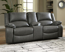 Load image into Gallery viewer, Calderwell - Dbl Rec Pwr Loveseat W/console
