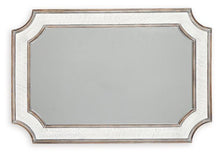 Load image into Gallery viewer, Howston Antique White Accent Mirror
