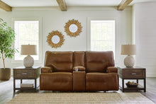 Load image into Gallery viewer, Francesca Auburn Power Reclining Loveseat with Console
