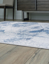Load image into Gallery viewer, Haddam Blue/Gray/White 7&#39;5&quot; x 9&#39;6&quot; Rug
