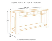 Load image into Gallery viewer, Gavelston - Sofa Table
