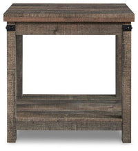 Load image into Gallery viewer, Hollum Rustic Brown End Table
