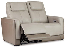 Load image into Gallery viewer, Battleville Almond Power Reclining Loveseat
