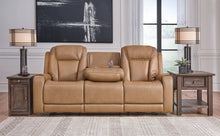 Load image into Gallery viewer, Card Player Cappuccino Power Reclining Sofa
