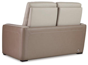 Battleville Almond Power Reclining Loveseat