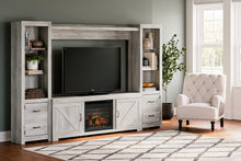 Load image into Gallery viewer, Bellaby 4-Piece Entertainment Center with Electric Fireplace

