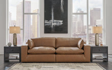 Load image into Gallery viewer, Emilia Caramel 2-Piece Sectional Loveseat
