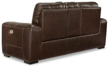 Load image into Gallery viewer, Alessandro Walnut Power Reclining Loveseat with Console
