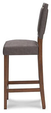 Load image into Gallery viewer, Benmara Grayish Brown/Brown Bar Height Bar Stool
