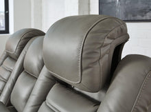 Load image into Gallery viewer, Backtrack Gray Power Reclining Loveseat
