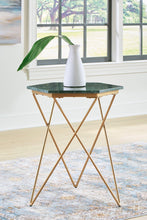 Load image into Gallery viewer, Engelton Green/Gold Accent Table
