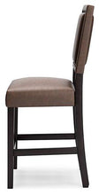 Load image into Gallery viewer, Benmara Brown/Dark Brown Counter Height Bar Stool
