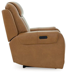 Card Player Cappuccino Power Recliner