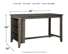 Load image into Gallery viewer, Caitbrook - Rect Dining Room Counter Table
