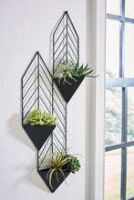 Load image into Gallery viewer, Dashney Black Wall Planter On Stand
